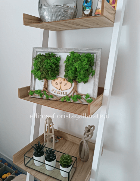 qudri con muschio stabilizzato